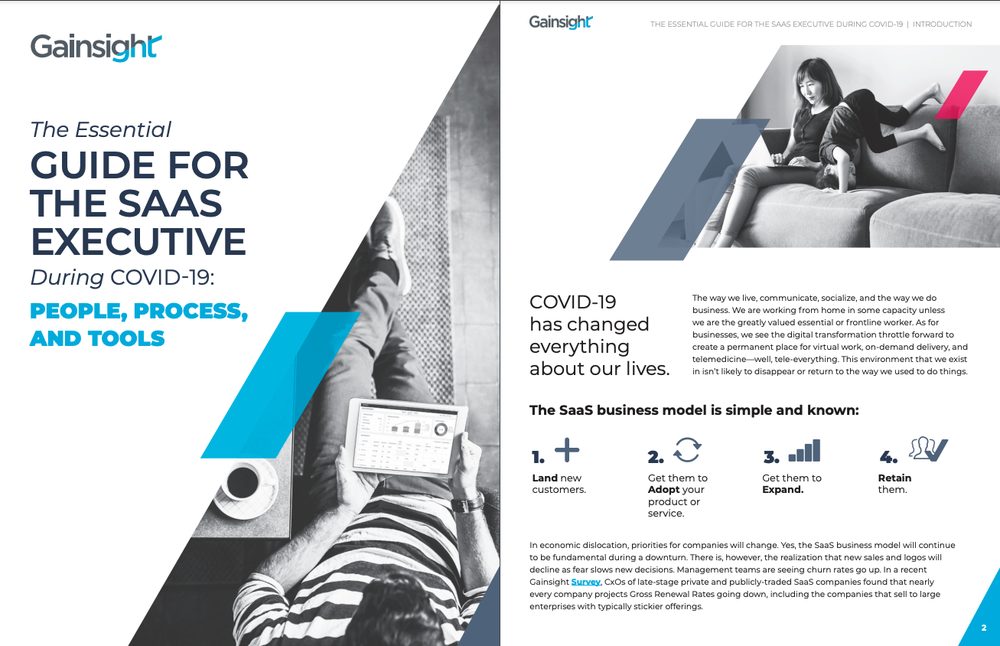 Cover of The Essential Guide for the SaaS Executive During COVID-19: People, Process and Tools
